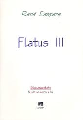 Eespere, René: Flatus Nr.3 für Flöte, Oboe, Klarinette, Horn und Fagott, Partitur und Stimmen 